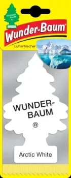 Wunderbaum Arctic White Original Duftbaum zum Aufhängen mit frischem, cleanem Duft und zitrischen Noten - Mit Verpackung